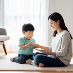 Home 4 에너지 관리 시스템 - **Prompt:** A cozy and brightly lit modern Japanese living room, filled with soft natural light. A f...